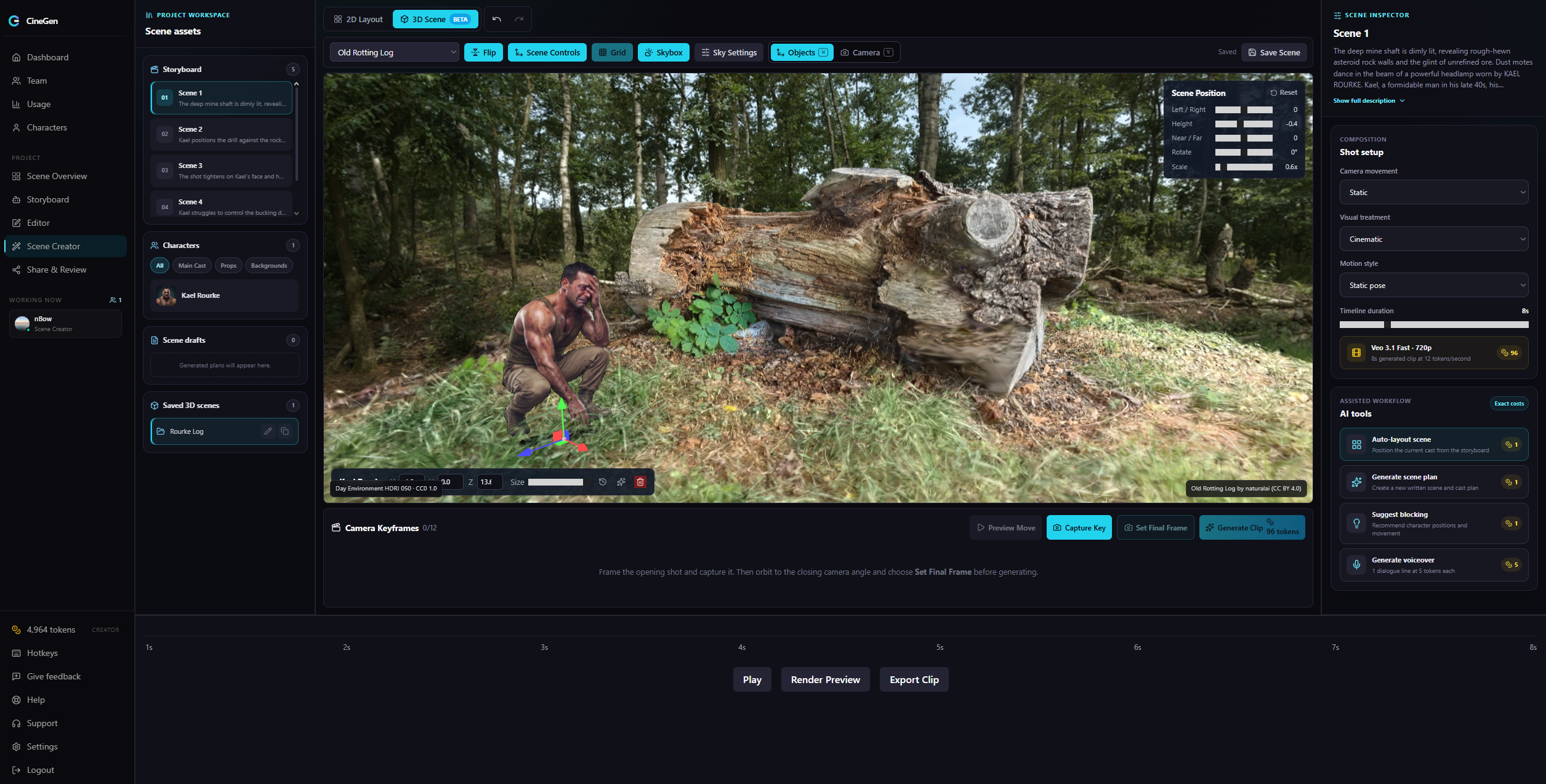 3D Scene Creator